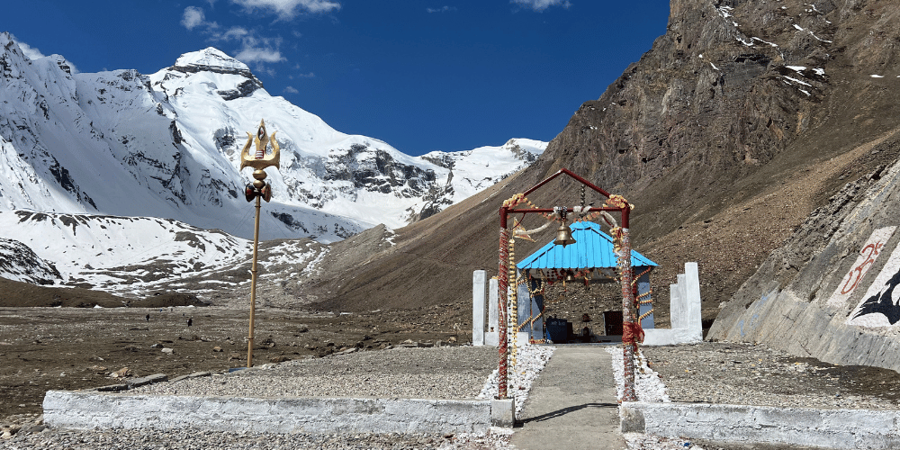 Adi Kailash and Om Parvat compared side by side