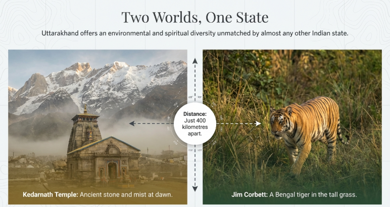 Person holding their stomach suggesting digestive discomfort, alongside colorful infographic-style elements representing health information or medical awareness